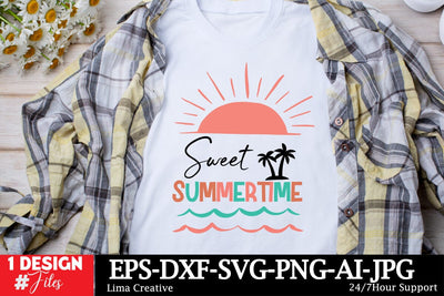 Sweet Summertime SVG Design, Sweet Summertime Sublimation PNG,Summer SVG,Summer SVG Design,Summer Shirt Design,Summer Sublimation PNG,Beach SVG Cut File SVG Insomnia Std 