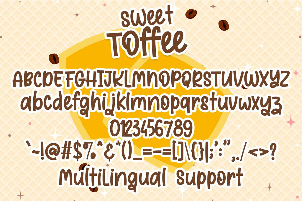 Toffee Lettering Sweet Toffee Font - So Fontsy