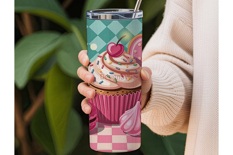 Sweet Treats 20oz Tumbler Wrap Sublimation DesignSVG 