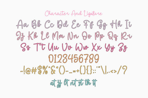 Sweet Valentine - Cute Display Duo Font Font Masyafi Studio 