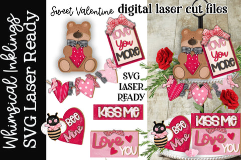 Sweet Valentine Set SVG SVG Whimsical Inklings 