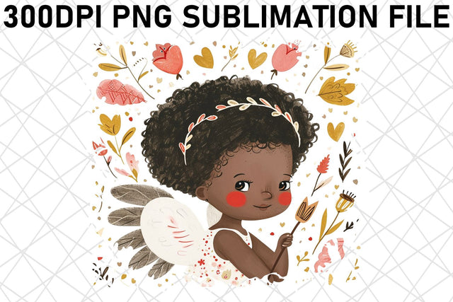 Sweet Valentine's Serenade: Watercolor Sublimation Sublimation afrosvg 