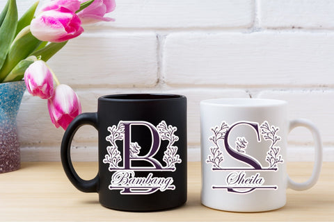 Sweet Vine Monogram Font Dm Letter Studio 