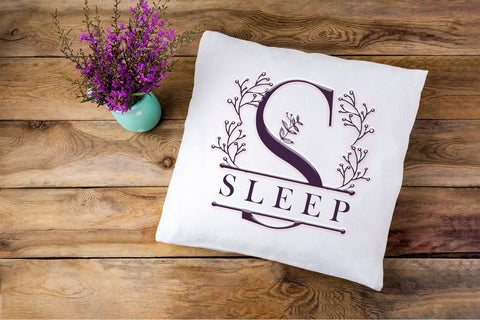 Sweet Vine Monogram Font Dm Letter Studio 