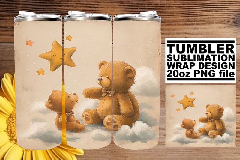 Sweet Watercolor Babies Sublimation Tumbler for Cups Sublimation afrosvg 