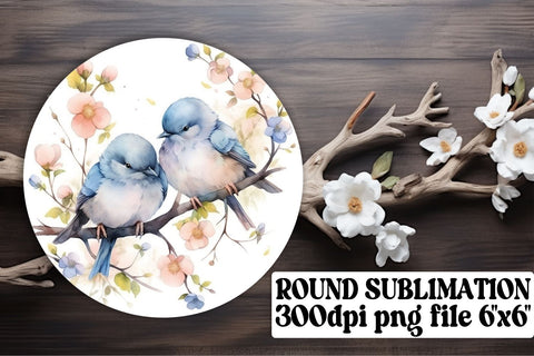 Sweet Watercolor Bird Bundle Sublimation afrosvg 