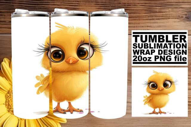 Sweet Watercolor Tumbler Sublimation featuring Cute Animals Sublimation afrosvg 