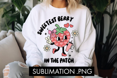 Sweetest Berry In The Patch PNG Sublimation Sublimation Freeling Design House 