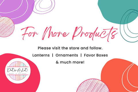 Sweetheart Bear Paper Lanter 3D SVG SVG Dots-A-Lot 