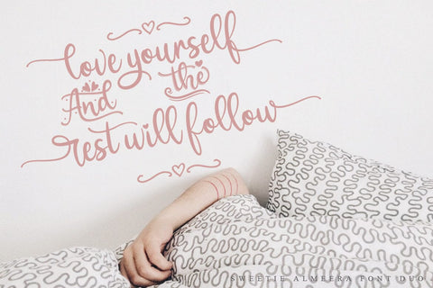 Sweetie Almeera Font Duo Font studioalmeera 