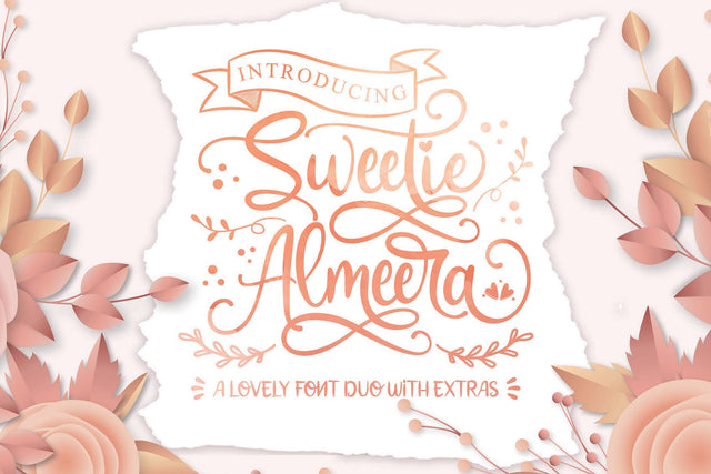 Sweetie Almeera Font Duo Font studioalmeera 