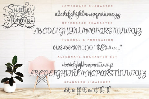 Sweetie Almeera Font Duo Font studioalmeera 