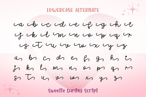 Sweetie Darling Font Duo Font AnningArts Design 