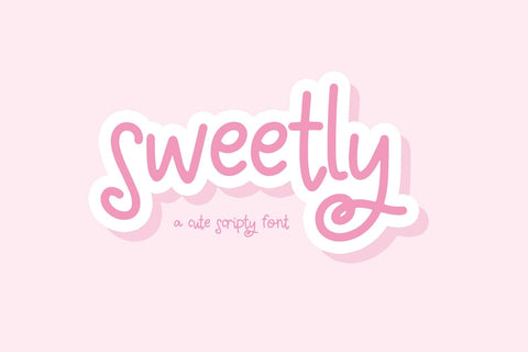 Sweetly Script Font Beck McCormick 