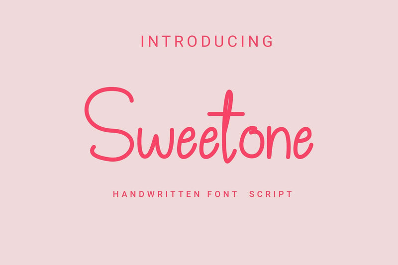 Sweetone Font LetterdayStudio 