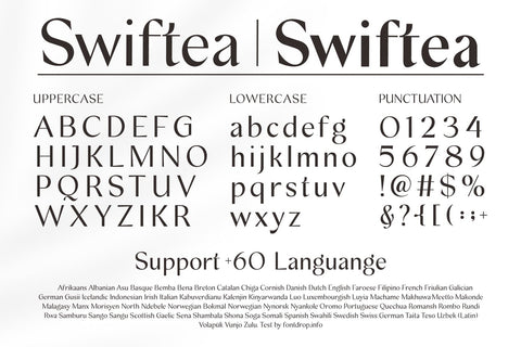 Swiftea – Clean Sans Serif Font Font Four Lines Std. 