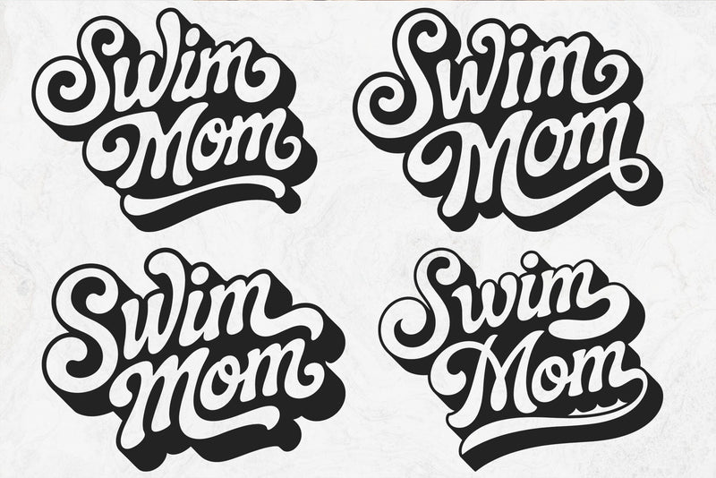 Swim Mom Svg, Mom Svg SVG DesignDestine 
