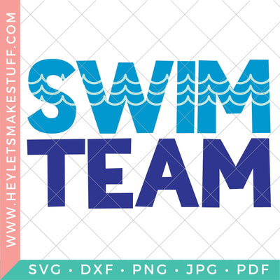 Swim Team SVG Hey Let's Make Stuff 