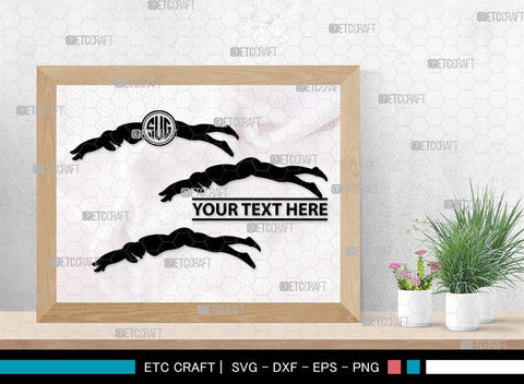 Swimmer Monogram, Swimmer Silhouette, Swimmer SVG, Swim Svg, Swimming Svg, Swimming Goggles Svg, Sports Svg, SB00570 SVG ETC Craft 