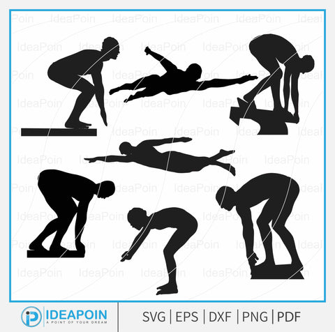 Swimming svg, Swimmer svg, Swim svg, Swimmer SVG Bundle, Swimmer svg Clipart,Swimmer Silhouettes, Swimmer clipart, Swimming Mom, Swimmer png SVG Dinvect 
