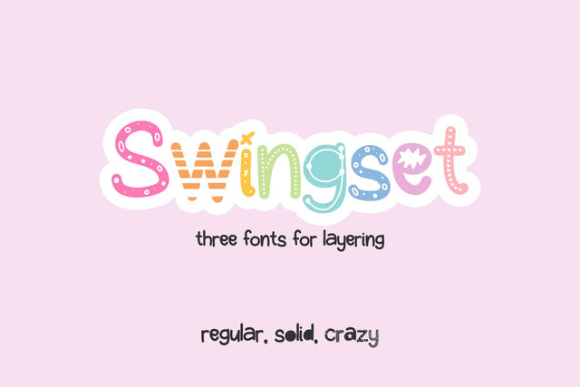 Swingset Sans - Font Trio Font Beck McCormick 