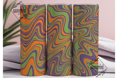 Swirls Abstract 20oz Tumbler Wrap Sublimation sassyprint 