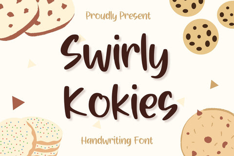 Swirly Kokies Font Aisyah 