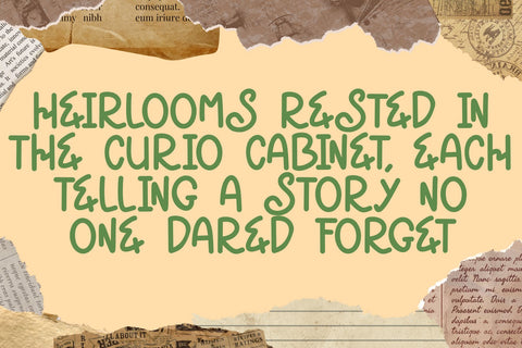 Swirly Note Font Dm Letter Studio 