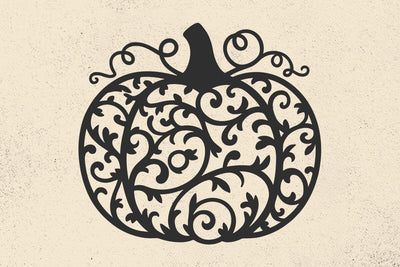 Swirly Pumpkin SVG: Halloween Fall Clipart SVG DesignDestine 