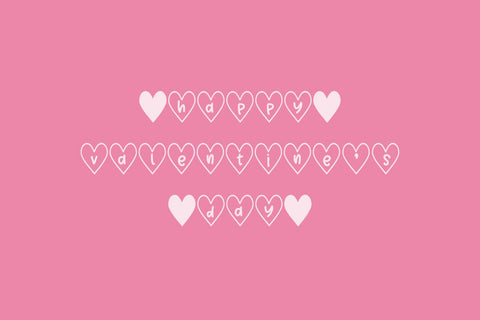 Swoon Heart Font Font Beck McCormick 