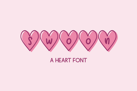 Swoon Heart Font Font Beck McCormick 