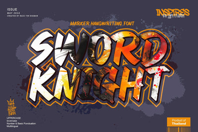 Sword Knight Font BB Digital Arts 