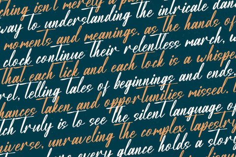 Sylento Mystic - Modern Bold Script Font Letterena Studios 