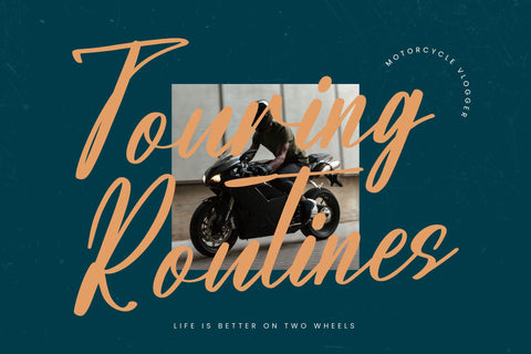 Sylento Mystic - Modern Bold Script Font Letterena Studios 