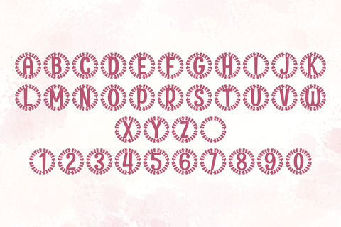 Sylvaleaf Monogram Font Dm Letter Studio 