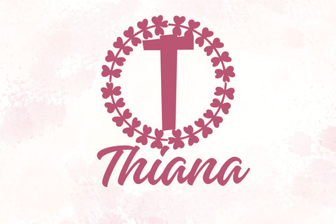 Sylvaleaf Monogram Font Dm Letter Studio 