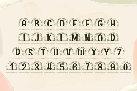 Sylvaris Split Monogram – Elegant Serif Monogram with a Split Letter Design Font Dm Letter Studio 