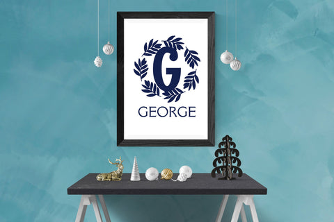 Sylvoria Monogram Font Dm Letter Studio 