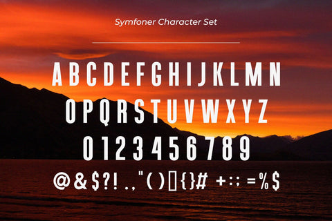Symfoner - Modern Condensed Sans Font studioalmeera 