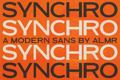Synchro | Modern Sans Font studioalmeera 