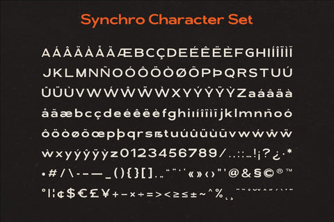 Synchro | Modern Sans Font studioalmeera 
