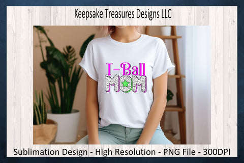 T-Ball Mom, Star Dalmatian Doddle Alpha, T-Ball Sublimation PNG, Kids T-Ball, Digital Download, PNG Printable Sublimation Keepsake Treasures Designs LLC. 