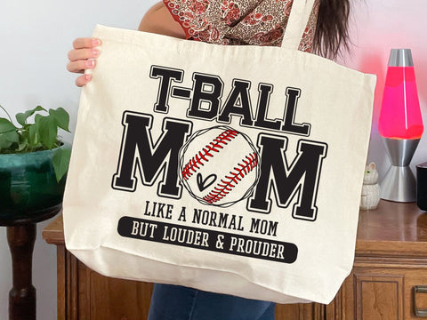 T-Ball Mom Svg, Distressed Sports Design SVG DesignDestine 
