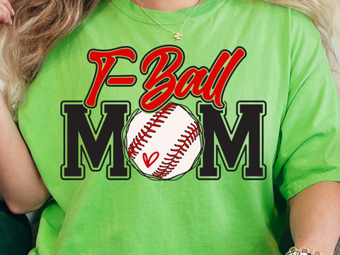 T-Ball Mom Svg, Sports Design Svg, Game Design Svg SVG DesignDestine 
