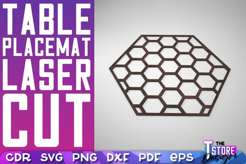 Table Placemat Laser Cut | Table Placemat SVG Design | Home Decoration SVG The T Store Design 