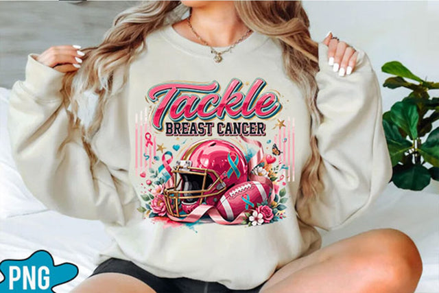 Tackle Breast Cancer Sublimation PNG Designs Sublimation shah alam 