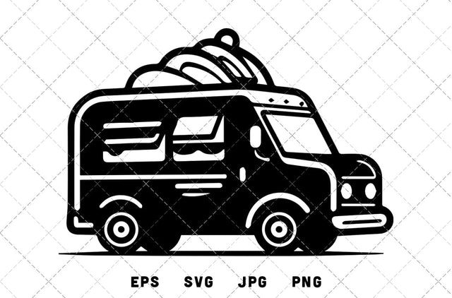 Taco Food Truck Vector Graphics - JPG, SVG, PNG, EPS - Digital Download with Commercial License for Cricut, Silhouette, Scan N Cut Crafting SVG Loveleen Kaur 