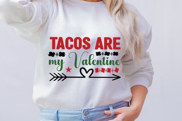 Tacos are my Valentine SVG Angelina750 