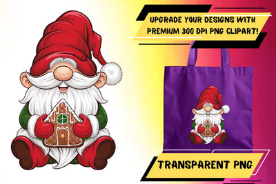 Tailored PNG templates, for all sublimation crafts , Gnome Sublimation HoodArtCraft 