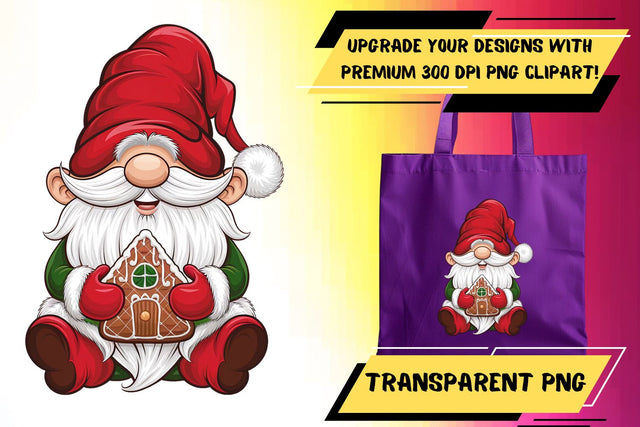 Tailored PNG templates, for all sublimation crafts , Gnome Sublimation HoodArtCraft 